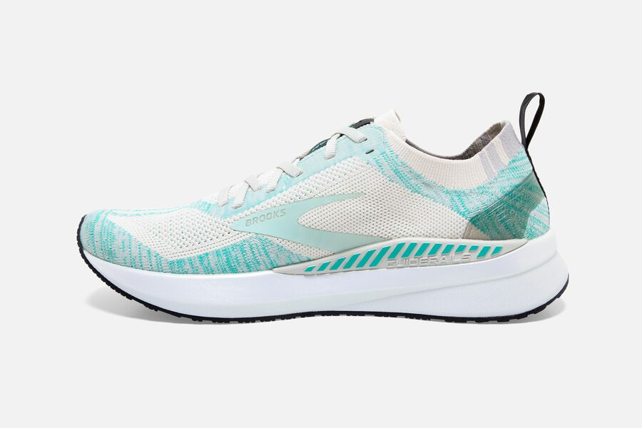 Brooks Running Shoes Womens White/Turquoise - Bedlam 3 Road - 5681-GVYRB